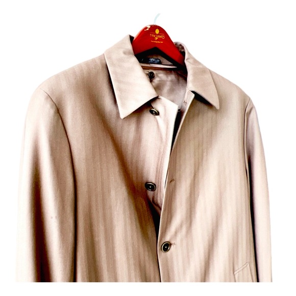 Tom James Men’s Storm-System High-Tenacity Raincoat w/ Detachable Lining. 48R - Picture 8 of 11